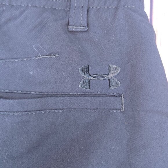 Under Armour Mens Black Taper Nylon Blend Golf Pants 30x32 - Picture 7 of 9